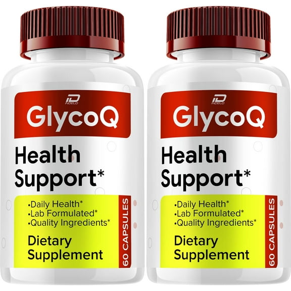 GlycoQ Capsules – Glyco Q Natural Blend Glycogen Support, 2 Pack, 120 Capsules