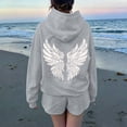 thumbnail image 6 of Puliio Womens Oversized Hoodie Soft Vintage Graphic Print Casual Fall Pullover With Front Pockets, 6 of 8