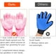 thumbnail image 3 of Guantes, guantes de champú para baño de perros con dientes de alta densidad, cepillo removedor de pelo de mascotas de silicona resistente al calor para gatos y perros, rosa, 3 of 7