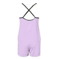 thumbnail image 4 of MKLEKYY Short Deportivo Mujer Casual Color Sólido Suspender Chaleco Pantalones Cortos Pijamas para El Hogar conjunto de Pantalones de Pijama, 4 of 4