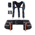 thumbnail image 1 of Ensemble de 4 Pcs Ceintures et Bretelles Réglables pour Outils de Charpentier Électricien, Ajustable, 1 of 6