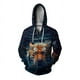 thumbnail image 2 of Sudadera con capucha moderna para hombre Bull Sudadera con cremallera Tiger Sudadera con capucha asequible con cremallera Ropa cálida para hombre Marcas Otoño, 2 of 5