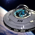 thumbnail image 6 of Flying saucer Building block Alien Ship Spacecraft Astronaut Creative assembly ornament puzzle toy boy gift, 6 of 9