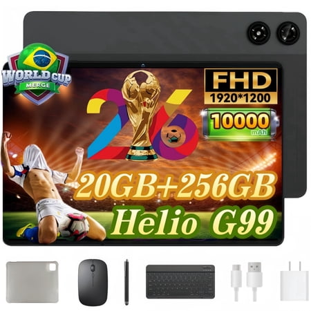 ZPad3 11 Inch Helio G99 Android Tablet, 120Hz 1920x1200 Fhd Display, 20GB+256GB+2TB Expand, Android 15 tablet, 10000mAh+18W Fast Charge, Widevine L1, 8/16MP