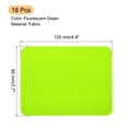 thumbnail image 2 of Parches de planchar Uxcell, parches de reparación de tela, 4.9"x3.7" para ropa y pantalones, paquete de 18, verde fluorescente, 2 of 6