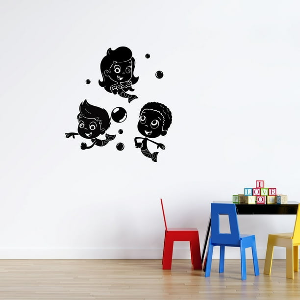 Gil Goby And Molly Wall Art Decal | Vinyl Bubble Guppies ...