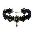thumbnail image 2 of 2PCS Gothic Choker Necklace Halloween Jewelry Set for Women, Red/Black Choker Goth Lace Witch Costume Jewelry, Witchy Vampire Masquerade Steampunk Victorian Lolita Renaissance Costume Accessories, 2 of 6