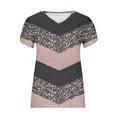thumbnail image 4 of DPTALR T-shirt Imprimé pour Femmes Col en V Ample, 4 of 4