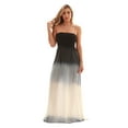 thumbnail image 4 of Riviera Sun Women's Rasta Maxi Summer Dress - Long Sundress with Adjustable Removable Straps (Black White Colorblock, Large), 4 of 4
