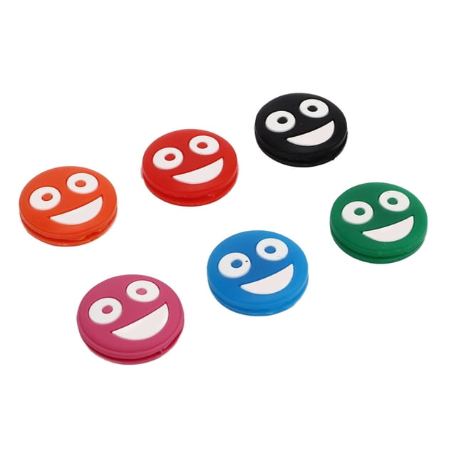 Amortiguador de vibración de silicona para tenis, 6 piezas Amortiguador de vibración para raqueta de tenis Amortiguador de vibración para raqueta de tenis Diseño de última generación