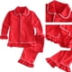 thumbnail image 2 of Ropa para bebés y niños pequeños, conjuntos de pijamas para niños y niñas, ropa de invierno de algodón para vacaciones, pijamas navideños para niños y familias, 2 of 5