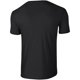 thumbnail image 2 of Gildan - Suave básica camiseta de manga corta para hombre - 100% algodón gordo (Negro), 2 of 2