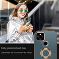 thumbnail image 3 of Compatible with Google Pixel 5A Case Silicone TPU Shockproof Google Pixel 5A Phone Case with Magnetic Ring Kickstand Plating Anti-Scratch Cases (Grey), 3 of 14