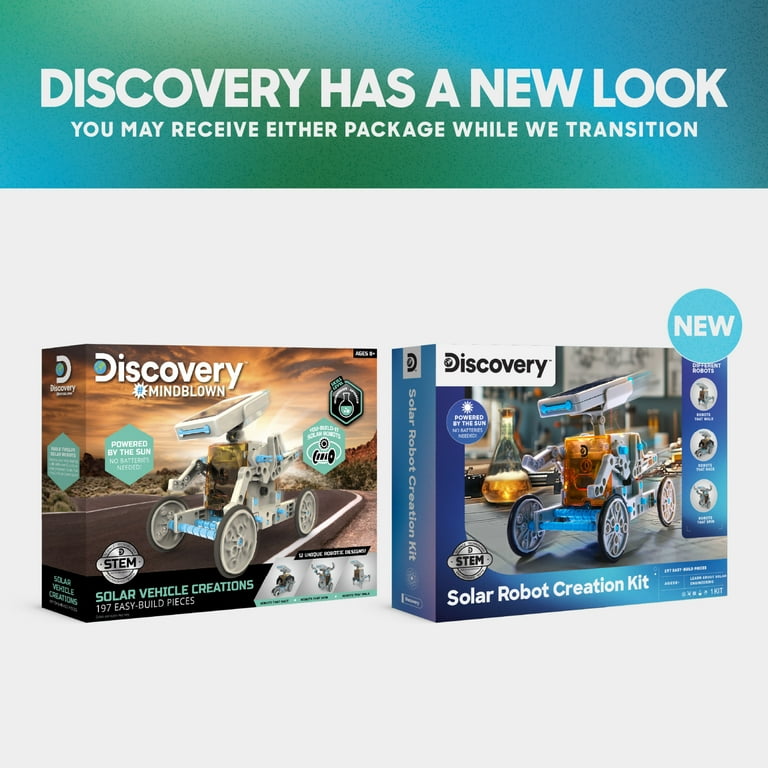 Discovery™ #Mindblown Solar Vehicle Robot Science Kit, Hands on