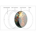 thumbnail image 4 of Tong Acrylic Puzzle Style Colored Glass Style Hanging Featuring Unique Irregular Shapes As Home Art Which Can Be Installed On Windows, 4 of 5