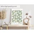 thumbnail image 4 of Induslyfe Framed Green Wall Art Canvas Decor Set of 3, Matisse Wall Art Framed Prints Posters Mid Century Modern Art, Aesthetic Floral Botanical wall art for bedroom, living room bathroom 12x16, 4 of 6