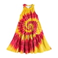 thumbnail image 4 of Robes d'Été Décontractées Robe d'Été Décontractée Filles Col Rond Sans Manches Robe Patchwork Robe Ludique Confortable Robe d'Été Décontractée Robes d'Été Mignonnes Robes d'Été Filles Robes d'Été, 4 of 6