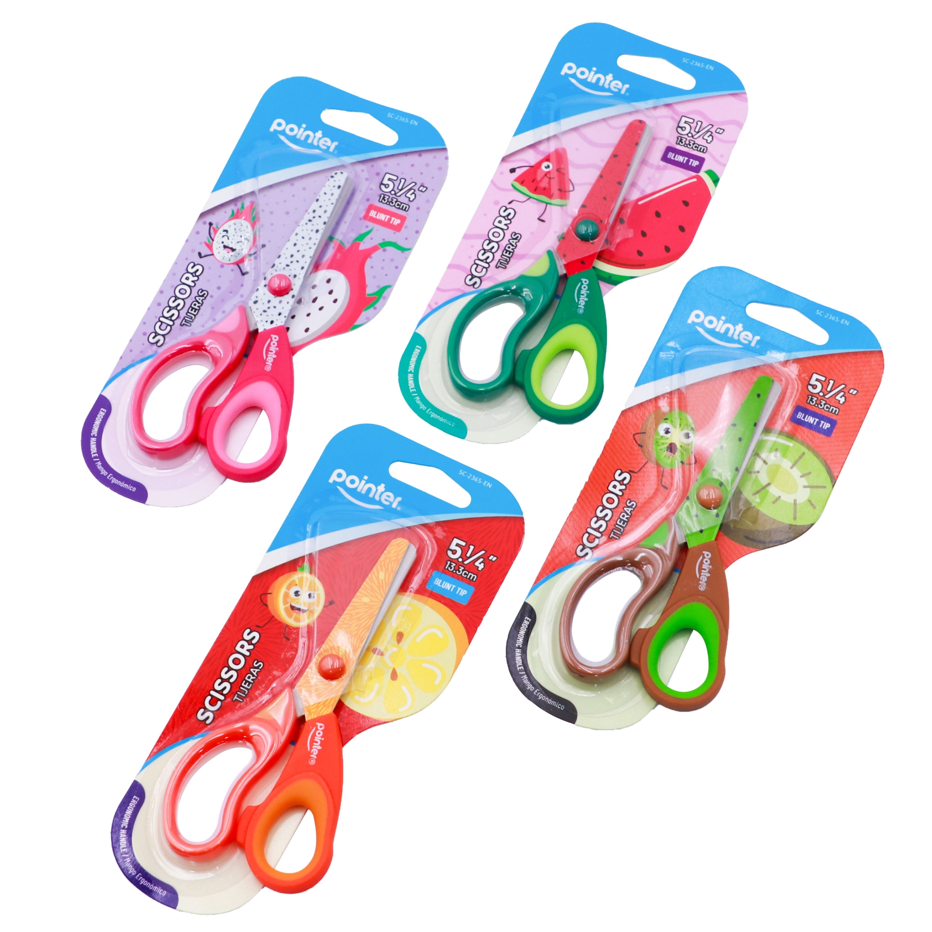 Pen+Gear Kids Scissors 5-inch Pink Blunt-tip School Supplies for