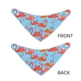 thumbnail image 3 of Naloa Flamingo Dog Bandana Large and Small-Dog Scarf Bib Handkerchief Accessories for Dogs and Cats(S-L)-Small, 3 of 5