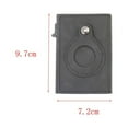 thumbnail image 2 of CNKOO Minimalist Genuine Leather Money Clip Wallet Slim Front Pocket Wallet Credit Card Holder with ID Window, 2 of 11