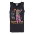 thumbnail image 3 of Dean Russo In My Mind Dog Lover Mens Graphic Tank Top, Black, 3X-Large, 3 of 6