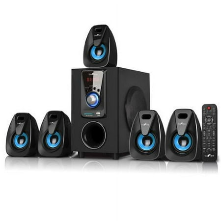 UPC: 0013964894929 | beFree Sound 5.1 Channel Surround Sound Bluetooth Speaker System- Blue