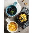 thumbnail image 3 of Creative Ceramic Household Salad Plate with Handle Oven Baking Dim Sum Snack Plate, 3 of 5