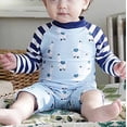 thumbnail image 5 of ATAIKU 0-4T Baby Boys Alpaca One Piece Swimsuit Rash Guard Suits Toddler Long Sleeve Swimwear Kids UPF 50+ Zipper Bathing Suit, 5 of 7