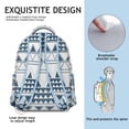 thumbnail image 5 of Ethnic Style Boho Backpack - 17" Spacious Laptop Sleeve, Water-Resistant College Bag, Large Capacity Tribal Print Daypack for School & Travel, 5 of 6