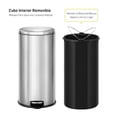 thumbnail image 3 of Bote de basura EKO Serene 30L Acero Inoxidable Cocina Cierre Suave, 3 of 5
