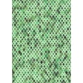 thumbnail image 1 of Ahgly Company Machine Washable Indoor Rectangle Transitional Green Area Rugs, 2' x 3', 1 of 7