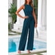 thumbnail image 3 of Conjunto de Ropa Cómoda para Mujer PRETTYGARDEN Top Corto y Pantalones Anchos Talla L, 3 of 8