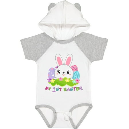 

Inktastic My First Easter- Cute Bunny with Eggs Gift Baby Boy or Baby Girl Bodysuit