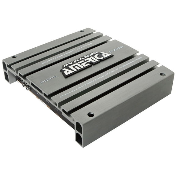Pyramid PB918 2CH Ampflier 2000W MAX Vehicle Audio Amplifier, Black, 5.85 lbs
