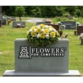 thumbnail image 2 of Sympathy Silks Artificial Cemetery Flowers - Realistic - Outdoor Grave Decorations - Non-Bleed Colors, and Easy Fit - Yellow Open Rose with White Mum Saddle for Headstone, 2 of 7