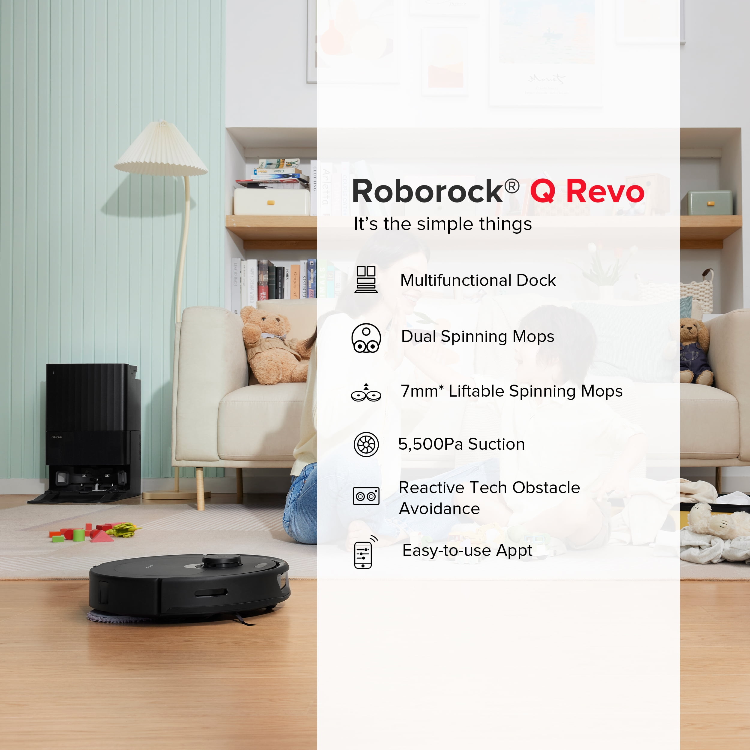 Roborock Q Revo MaxV  Ein Q Revo mit ausfahrbarem Mopp!