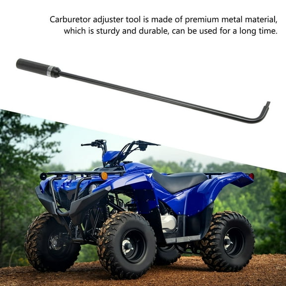 Universal Carburetor Pilot Screw Adjusting Tool 110° Angled Metal Head 16.34in