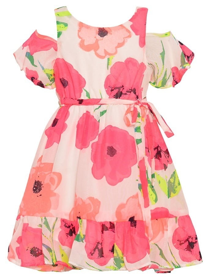 coral easter dress