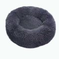 thumbnail image 1 of Round Cat Bed Super Soft Long Plush Dog Kennel Mat Puppy Round Cushion Portable Animal Sleeping Supplies Cats Winter Warm Bed, 1 of 1