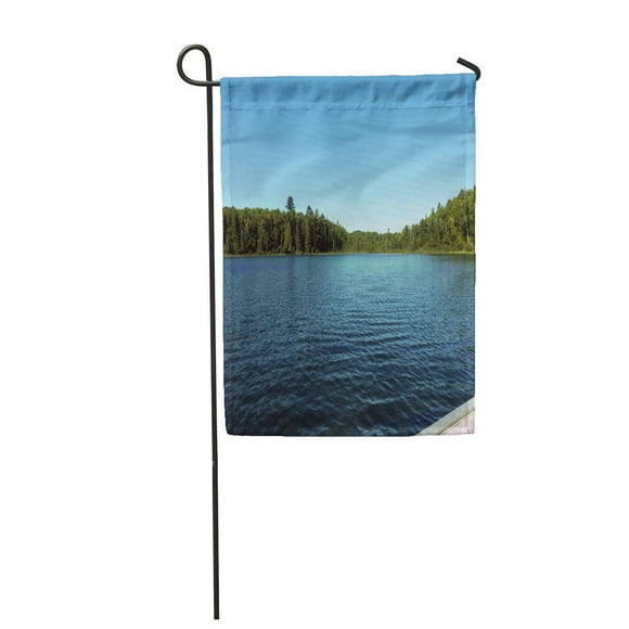 POGLIP Wabana Lake Part of The Minnesota Itasca Chain Lakes Shoreline Garden Flag Decorative Flag House Banner 28x40 inch