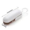 thumbnail image 4 of paramount Portable Handheld Sealing Machine Small Cookies Plastic Storage Bags Heat Sealer Packaging Slicer Gadget Accessories Brown 1Set, 4 of 6