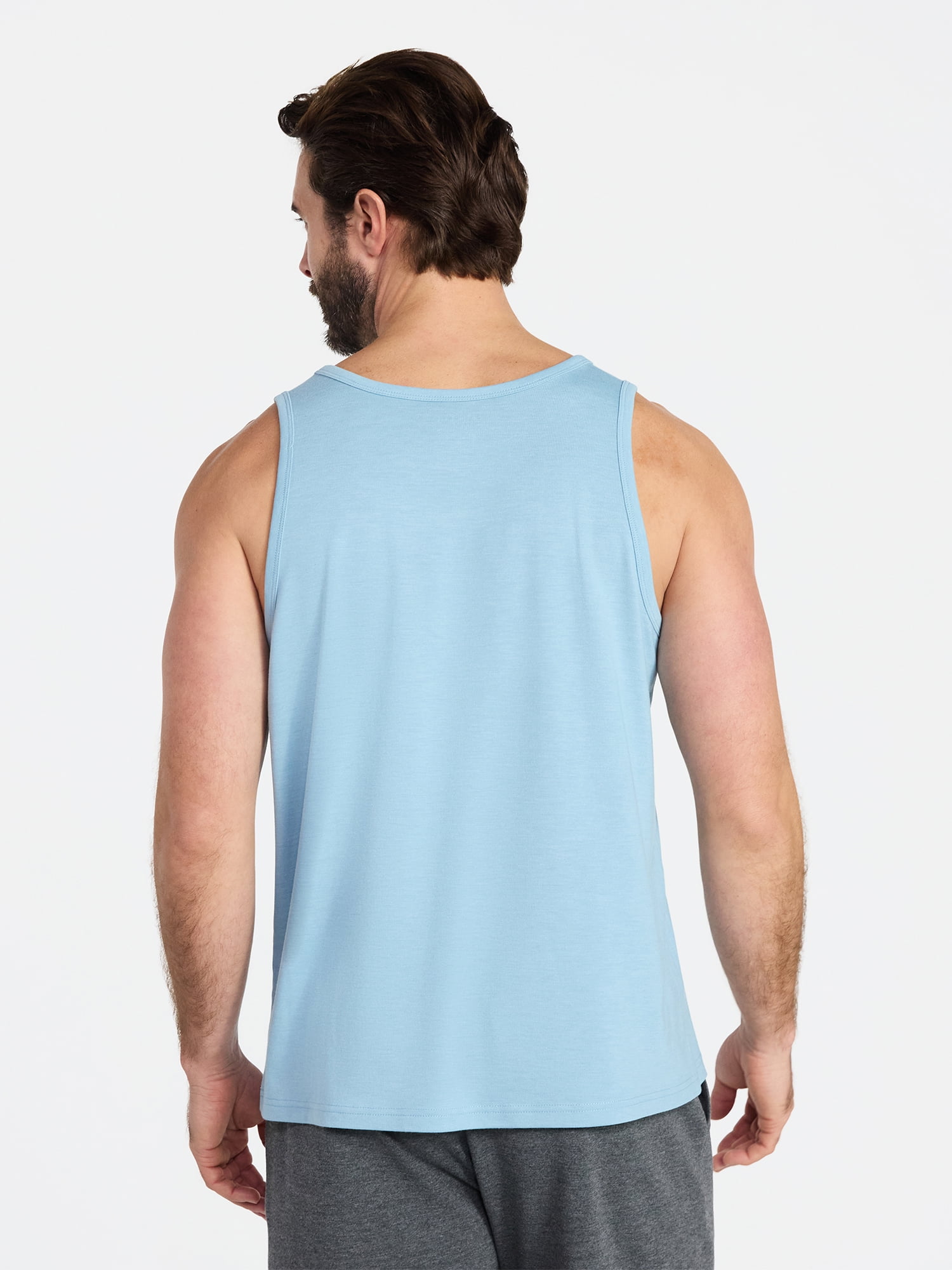 Athletic Works Men's and Men's Big & Tall Tri-Blend Tank Top, Sizes XS-4XLT