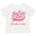 thumbnail image 3 of Inktastic Cute Like My Great Aunt Girls Toddler T-Shirt, 3 of 5
