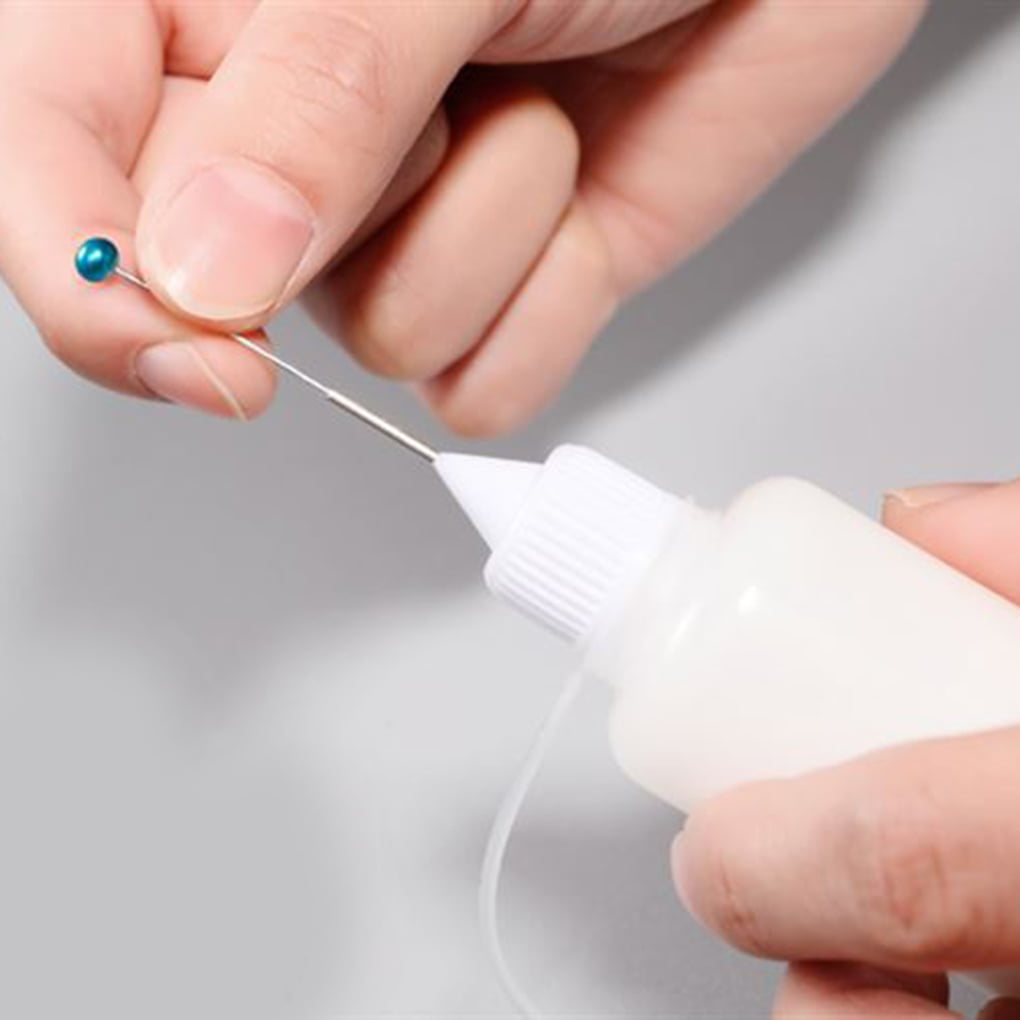 5Pcs 30ml plastic DIY paper quilling glue applicator needle squeeze bottle vYYAW 