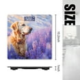 thumbnail image 2 of Bathroom Scale, Highly Accurate Digital Body Scale,Precisely Measures Weight up to 400 lbs-Golden Retriever Stands In Purple Lavender Field, 2 of 4
