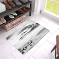 thumbnail image 3 of MKHERT Chinese Traditional Landscape Ink Painting Black and White Doormat Rug Home Decor Floor Mat Bath Mat 23.6x15.7 inch, 3 of 3