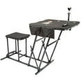 thumbnail image 1 of Kill Shot Portable Shooting Bench Seat with Adjustable Table Gun Rest, 1 of 10