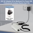 thumbnail image 4 of Cargador HIENADTOR de 30 V para taladro de uñas Medicool Pro Power 20k, 4 of 8