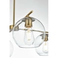 thumbnail image 4 of Living District Opus 30.5" Pendant Clear Shade In Satin Gold, 4 of 9