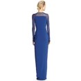 thumbnail image 2 of Halston Heritage Twist Front Draped Jersey Evening Gown Dress, 2 of 3